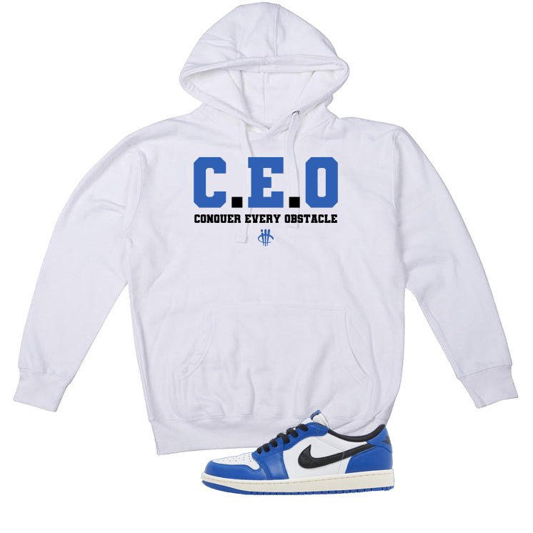 Air Jordan 1 Low OG Game Royal White T-Shirt (CEO) product image 3