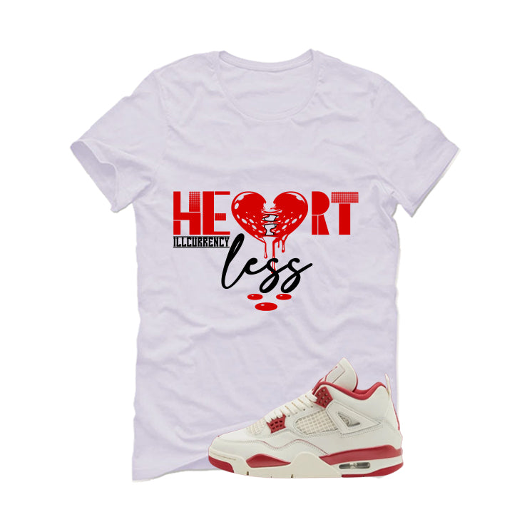 Air Jordan 4 Valentine’s Day (Sierra Red) Matching T-Shirt product image 2