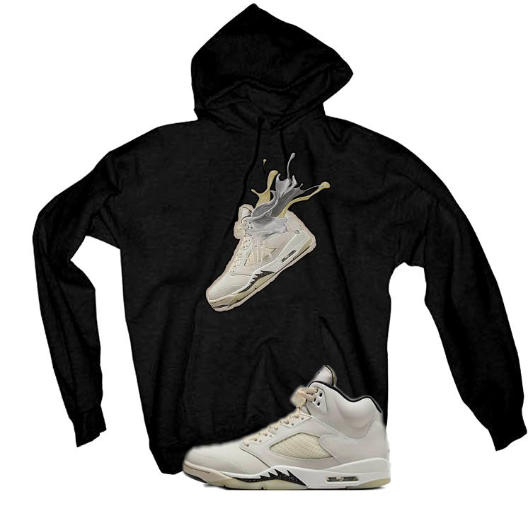 Air Jordan 5 SE “Sail” | illcurrency Black T-Shirt (SPLASH product image 3