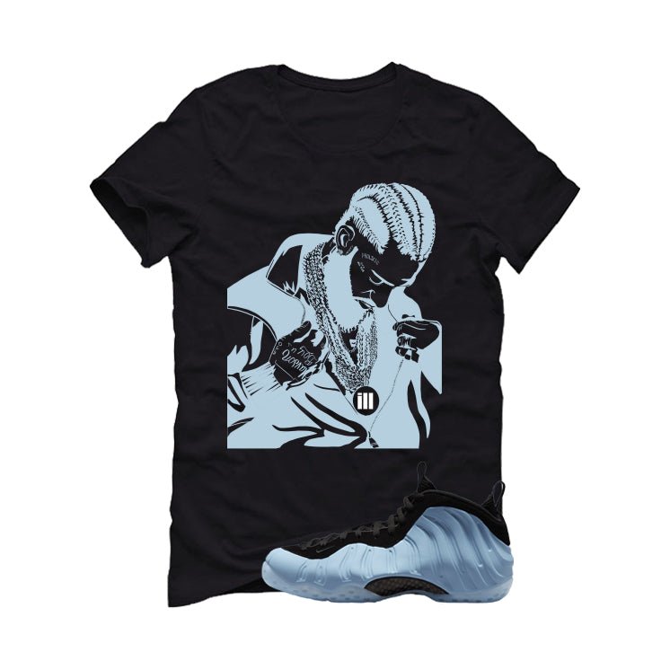 Nike Air Foamposite One Psychic Blue Black T-Shirt product image 2