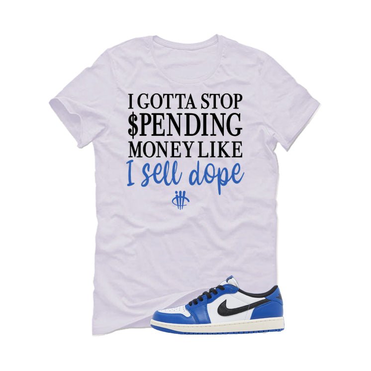 Air Jordan 1 Low OG Game Royal White T-Shirt (Gotta Stop product image 2