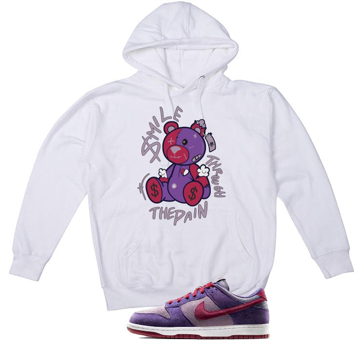 Nike Dunk Low “Plum” | illcurrency White T-Shirt (SMILE product image 3