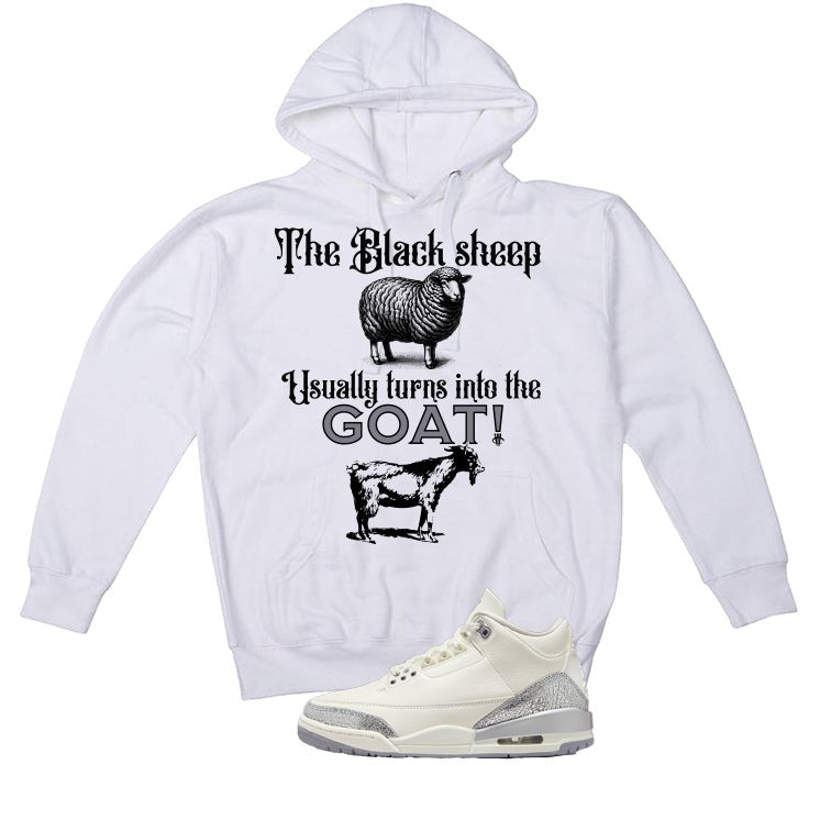 Air Jordan 3 WMNS Sail White T-Shirt (the black sheep product image 3