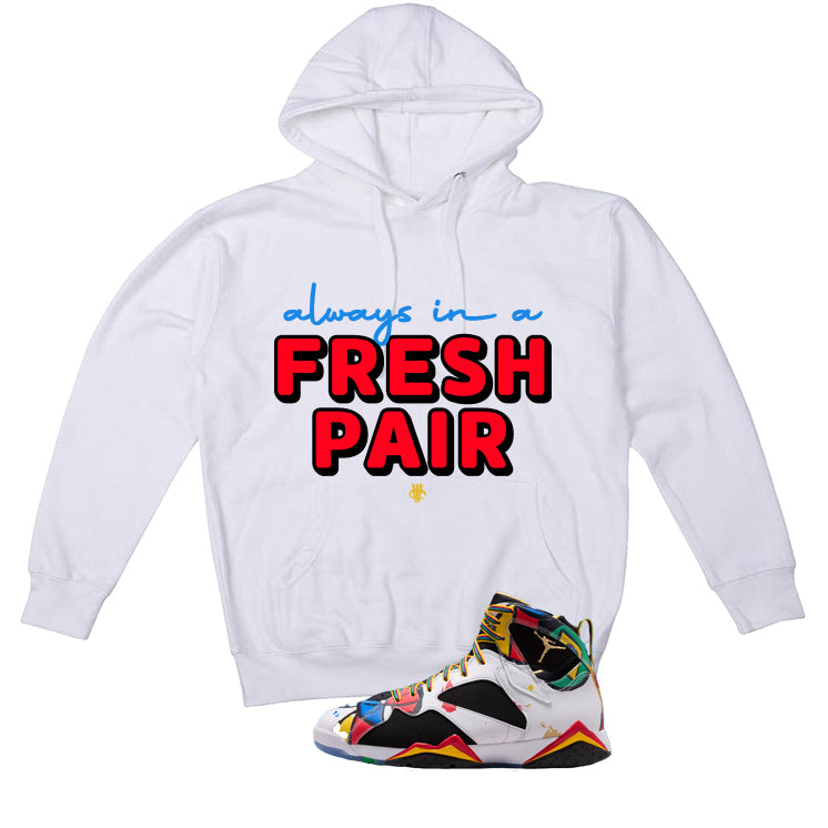 Air Jordan 7 Miro Matching T-Shirt White (Fresh Pair) product image 3