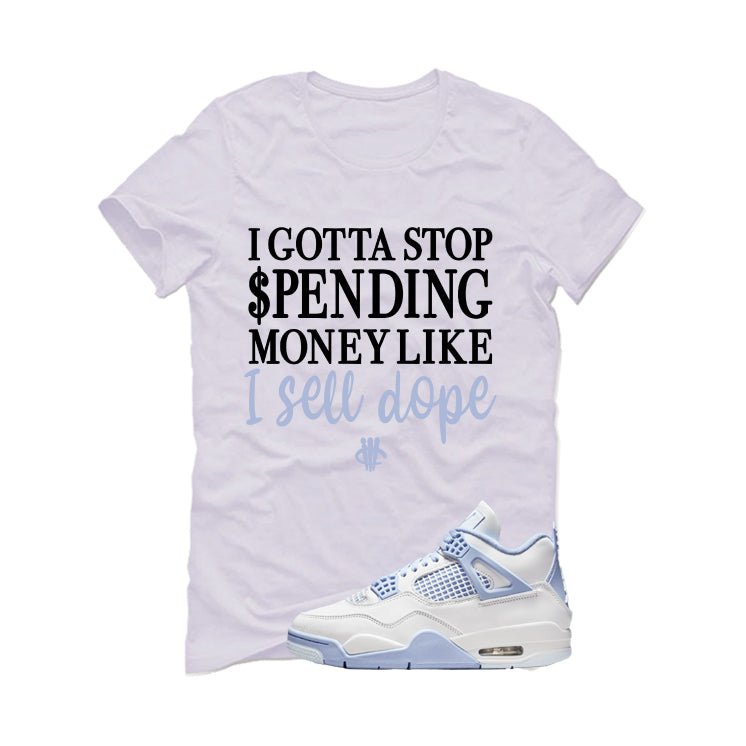 Air Jordan 4 WMNS Forget Me Not White T-Shirt (Gotta Stop product image 2