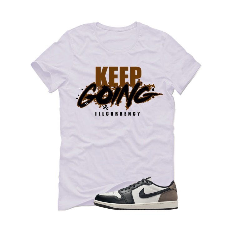 Air Jordan 1 Low OG Mocha White T-Shirt (keep Going) product image 2