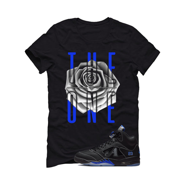 Awake NY x Air Jordan 5 Racer Blue Black T-Shirt (The One) product image 2