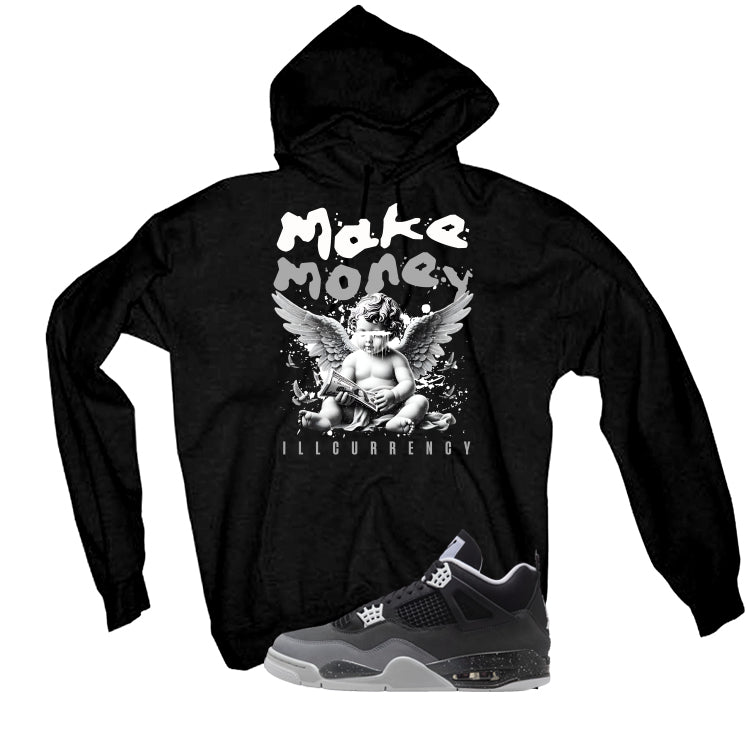 Air Jordan 4 Fear Pack Black T-Shirt (Make Money) product image 3