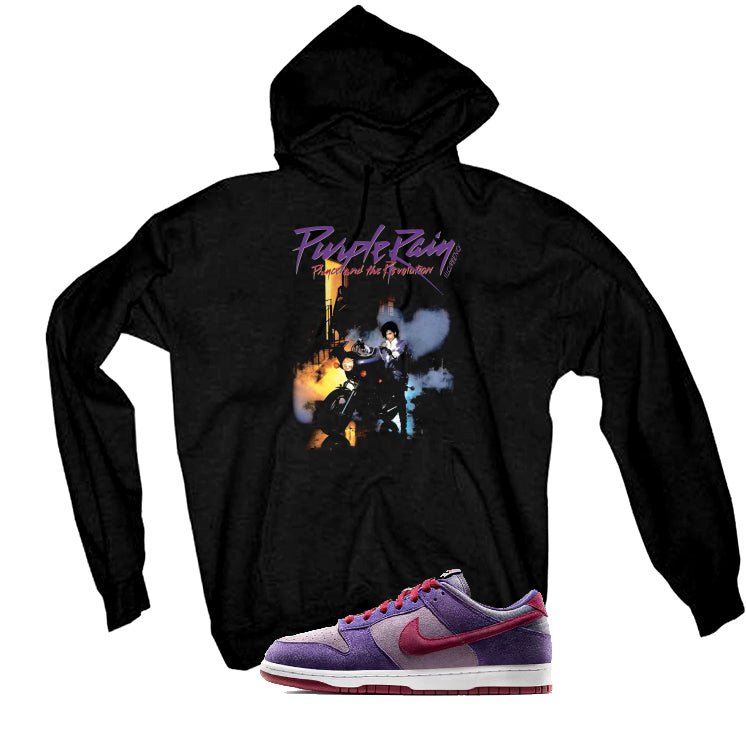 Nike Dunk Low “Plum” | illcurrency Black T-Shirt (Purple product image 3