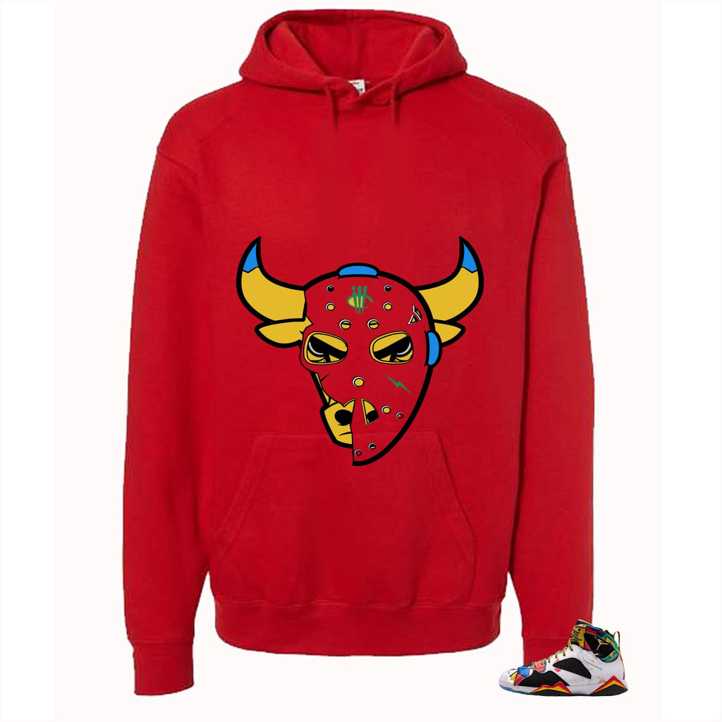 Air Jordan 7 Miro Matching T-Shirt Red (Jason Mask) product image 3
