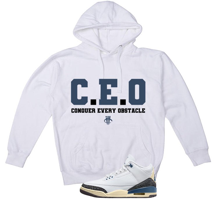 Air Jordan 3 OG SP Diffused Blue White T-Shirt (CEO) product image 3