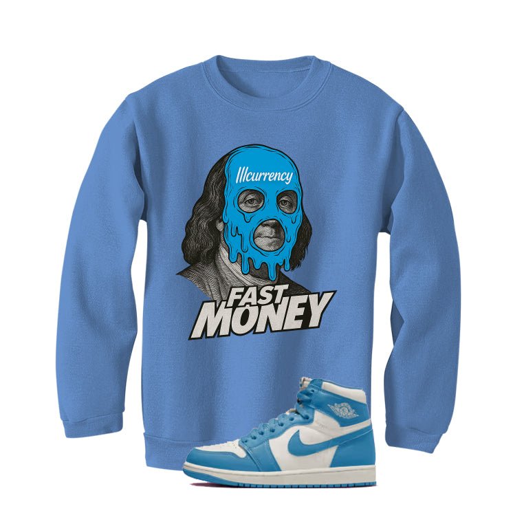 Air Jordan 1 High OG UNC Reimagined Carolina Blue T-Shirt product image 4