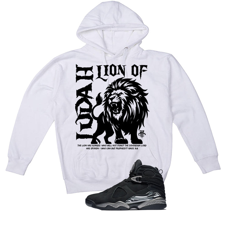 Air Jordan 8 Chrome Matching T-Shirt White (Lion of Judah) product image 3