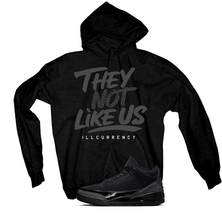 Air Jordan 3 Black Cat T-Shirt (They not like us) product image 3