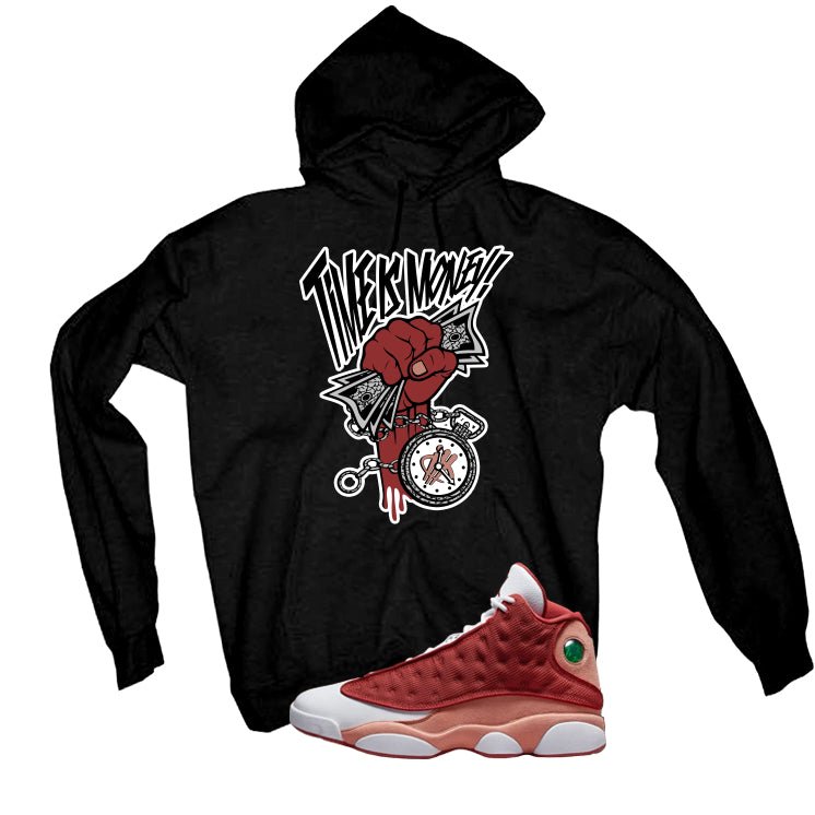 Air Jordan 13 Dune Red Black T-Shirt (Time Is Money) product image 3