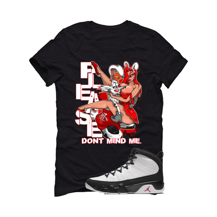 Air Jordan 9 OG Space Jam Matching T-Shirt Black (Street product image 2