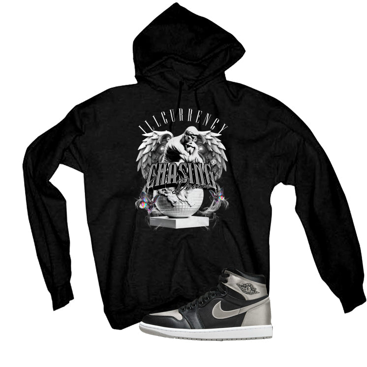 Air Jordan 1 High OG WMNS Satin Shadow Black T-Shirt product image 3