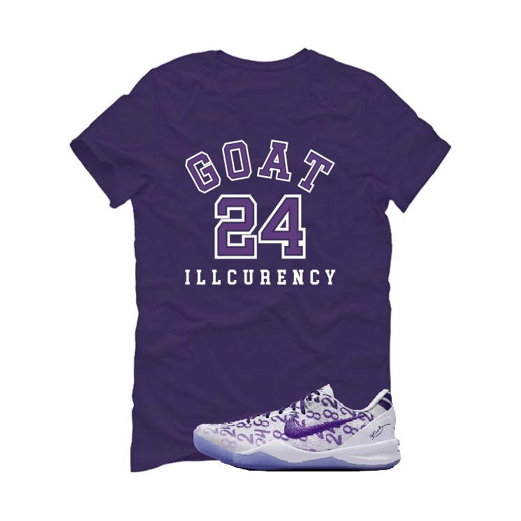 Nike Kobe 8 "Court Purple" | illcurrency T-Shirt (Goat 24) product image 2