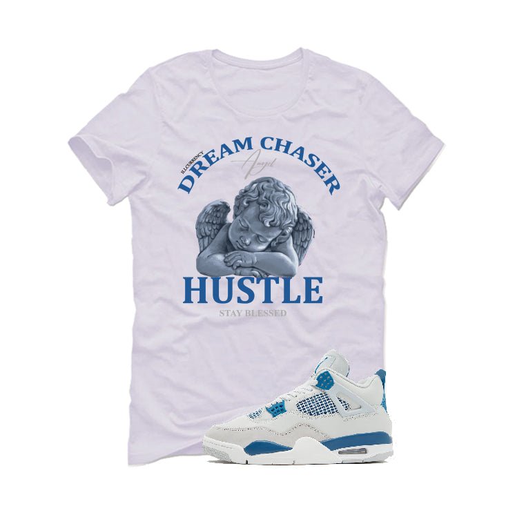 Air Jordan 4 “Military Blue” | illcurrency White T-Shirt product image 2
