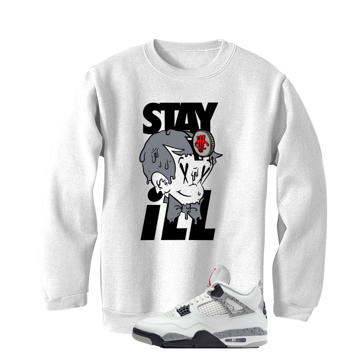 Air Jordan 4 White Cement T-Shirt (ILL RICHIE)| illcurrency product image 4