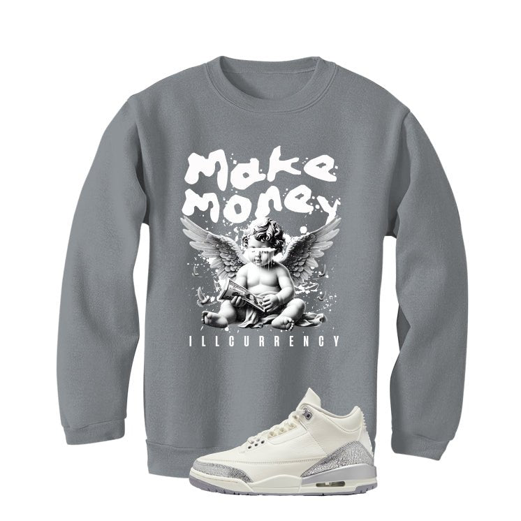 Air Jordan 3 WMNS Sail Grey T-Shirt (Make Money) product image 4