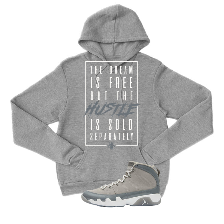 Air Jordan 9 Cool Grey T-Shirt (DREAM IS FREE)| illcurrency product image 3