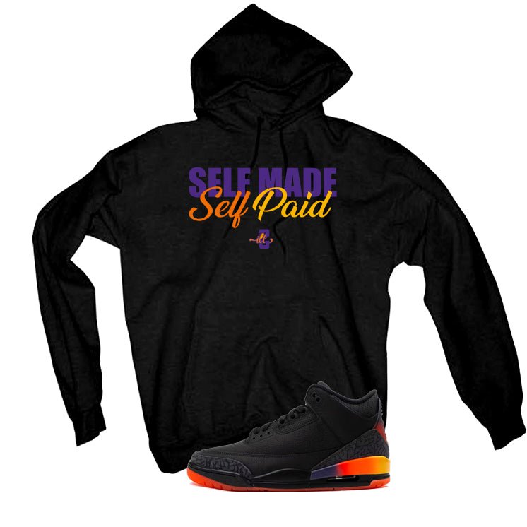 J Balvin x Air Jordan 3 Rio Black T-Shirt (Self Made Paid) product image 3