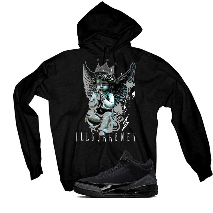 Air Jordan 3 Black Cat T-Shirt (Graffiti Angel)| illcurrency product image 3