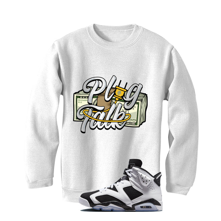 Air Jordan 6 Oreo Matching T-Shirt White (Plug Talk) product image 4