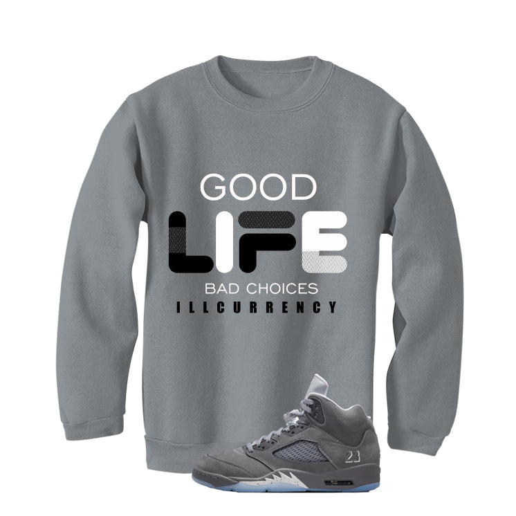 Air Jordan 5 Wolf Grey Matching T-Shirt, Sweatshirts & product image 4