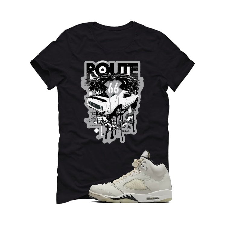 Air Jordan 5 SE “Sail” | illcurrency Black T-Shirt (Route product image 2