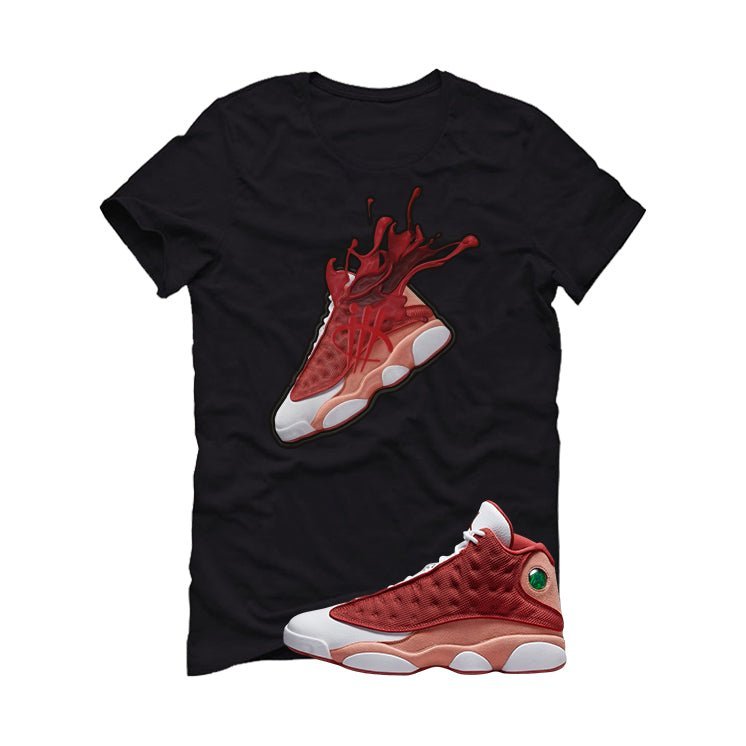Air Jordan 13 Dune Red Black T-Shirt (SPLASH 13) product image 2