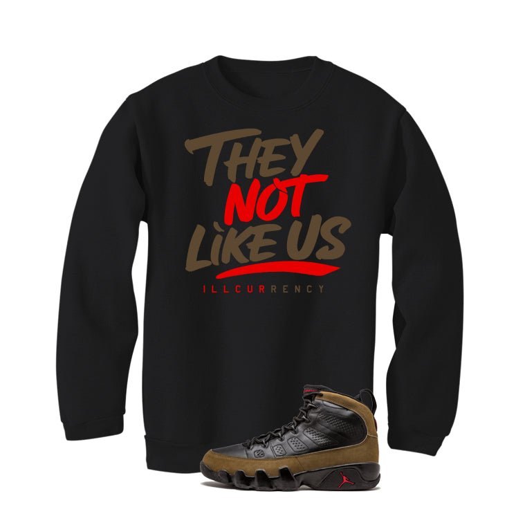 Air Jordan 9 Olive Black T-Shirt (They not like us) product image 4