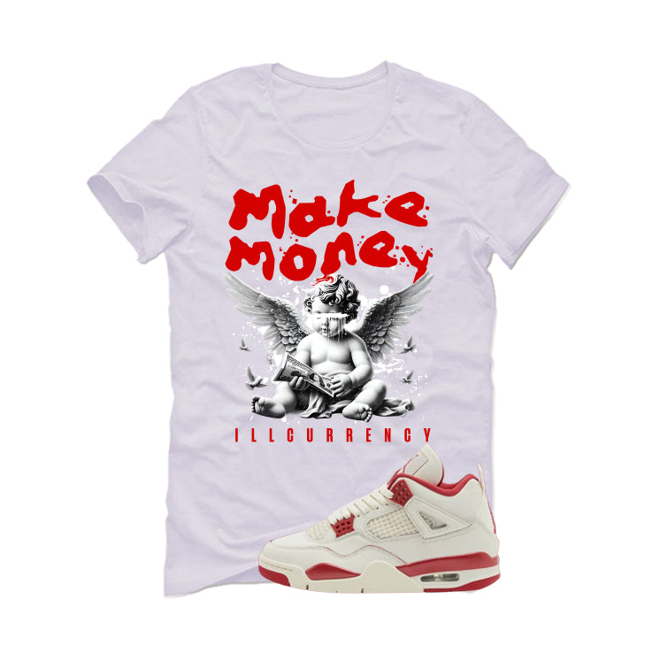 Air Jordan 4 Valentine’s Day (Sierra Red) Matching T-Shirt product image 2
