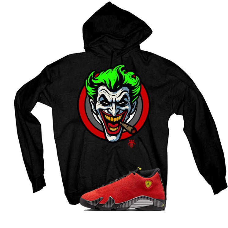 Air Jordan 14 Ferrari Black T-Shirt (Joke The Joker) product image 3