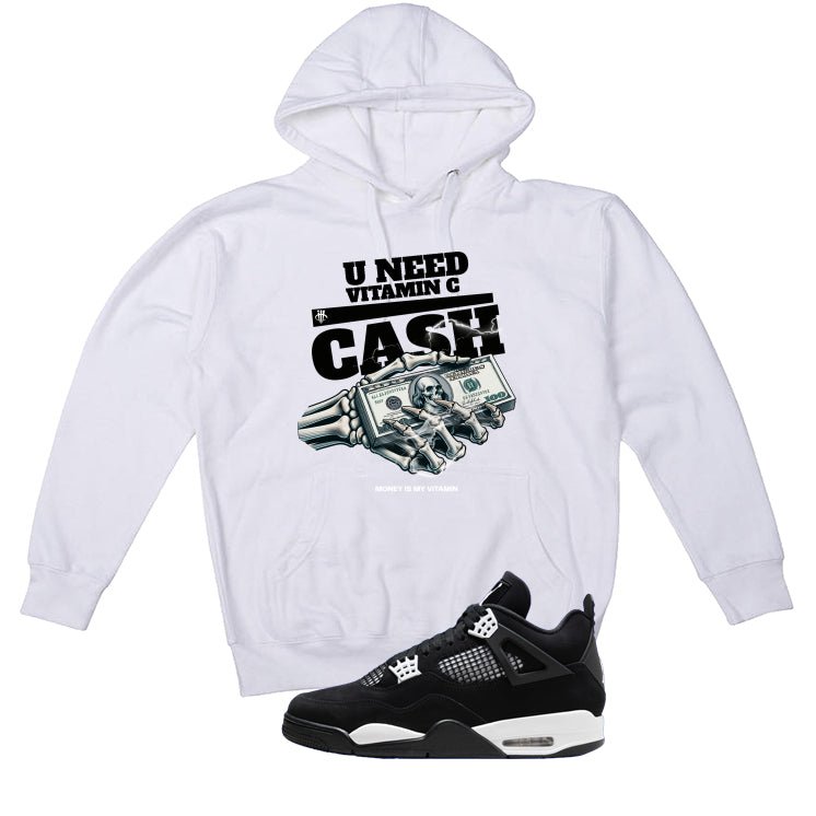 Air Jordan 4 White Thunder T-Shirt (U NEED VITAMIN C) product image 3