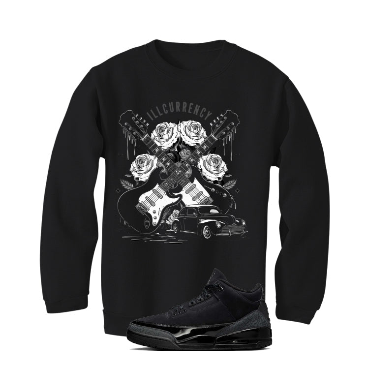 Air Jordan 3 Black Cat T-Shirt (Vintage Rock)| illcurrency product image 4