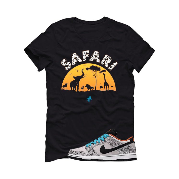 Nike SB Dunk Low Safari Olympics Black T-Shirt illcurrency product image 2