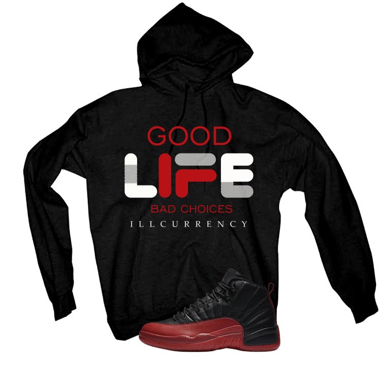 Air Jordan 12 Flu Game 2025 Black T-Shirt (Bad Choices) product image 3