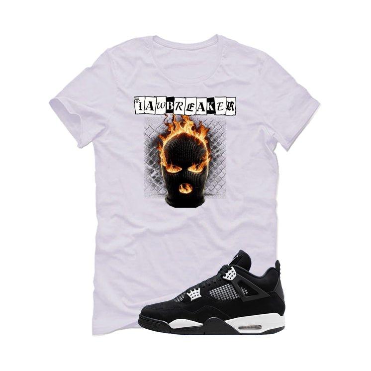 Air Jordan 4 White Thunder T-Shirt (law breaker) product image 2
