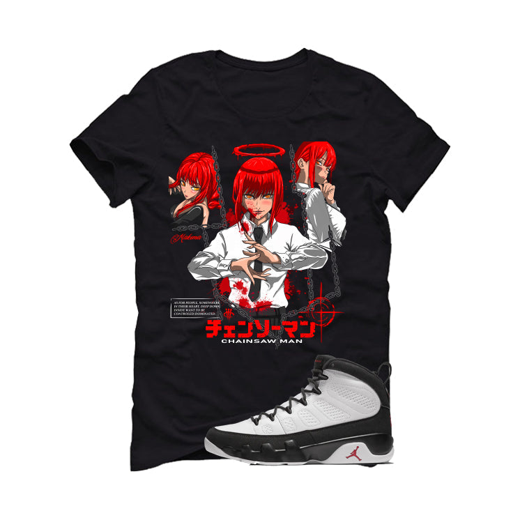 Air Jordan 9 OG Space Jam Matching T-Shirt Black (Makima) product image 2