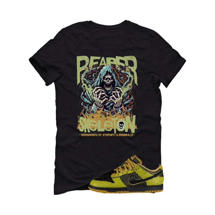 Nike Dunk Low Halloween Skull Black T-Shirt (Grim Reaper) product image 2