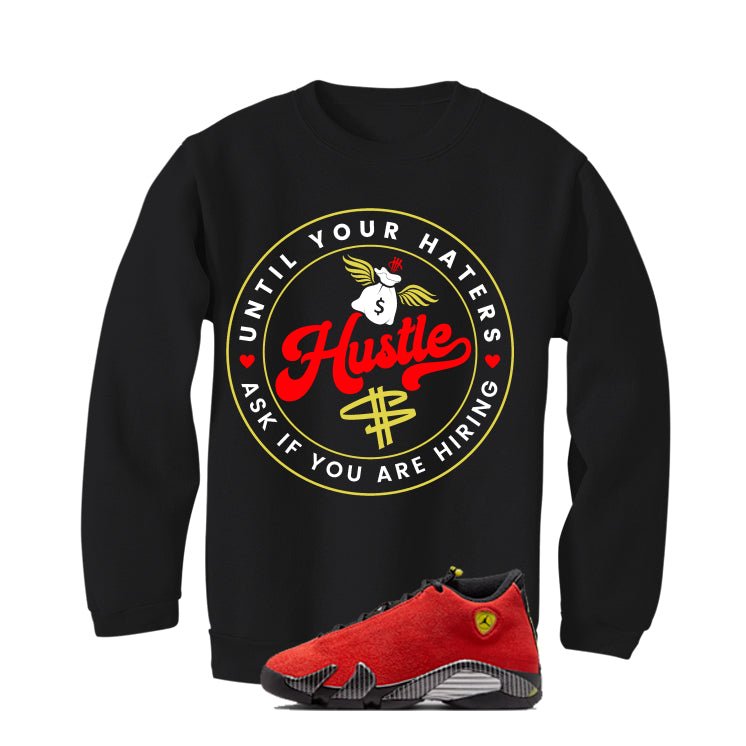 Air Jordan 14 Ferrari Black T-Shirt (Haters Catch Up) product image 4