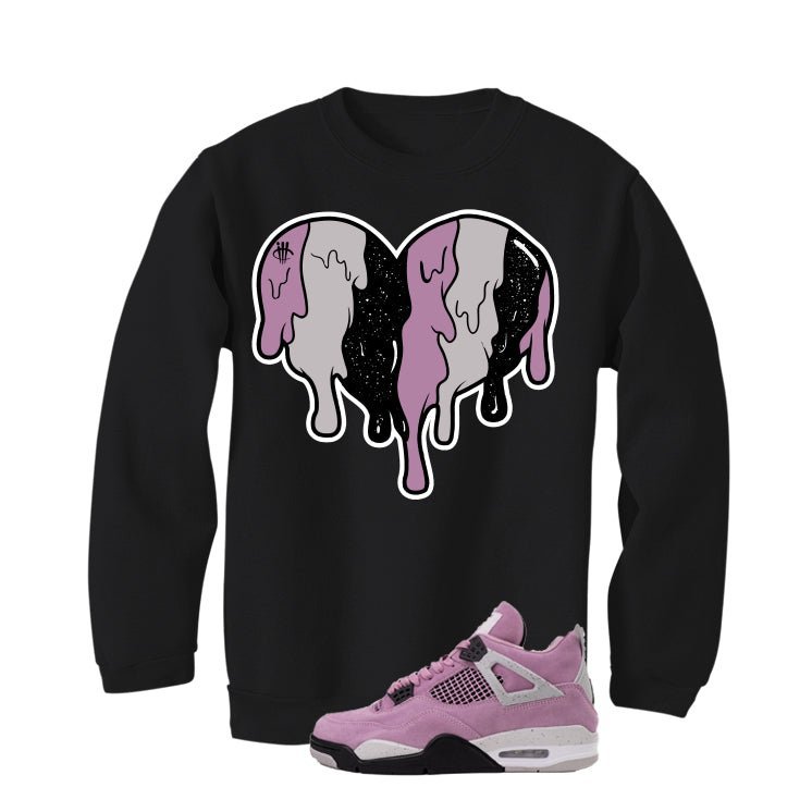Air Jordan 4 WMNS Orchid Black T-Shirt (Heart)| illcurrency product image 4