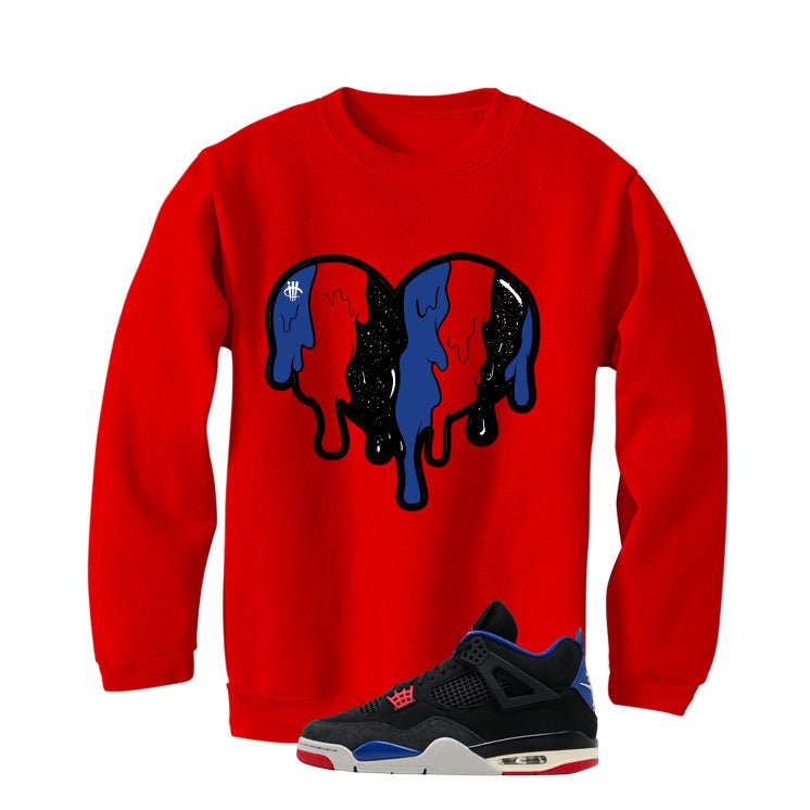Air Jordan 4 Rare Red T-Shirt (Heart)| illcurrency product image 4