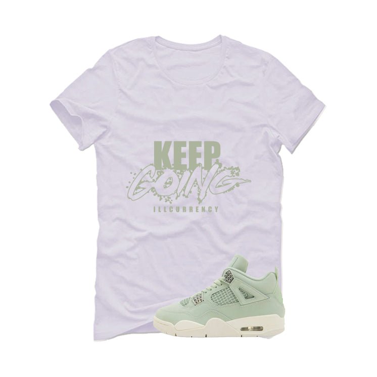 Air Jordan 4 WMNS Seafoam White T-Shirt (keep Going) product image 2