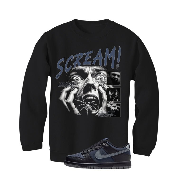 Nike Dunk Low Symbiote Black T-Shirt (Scream)| illcurrency product image 4