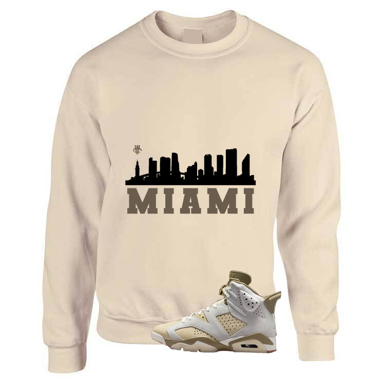 Air Jordan 6 Sail/Neutral Olive Matching T-Shirt product image 3