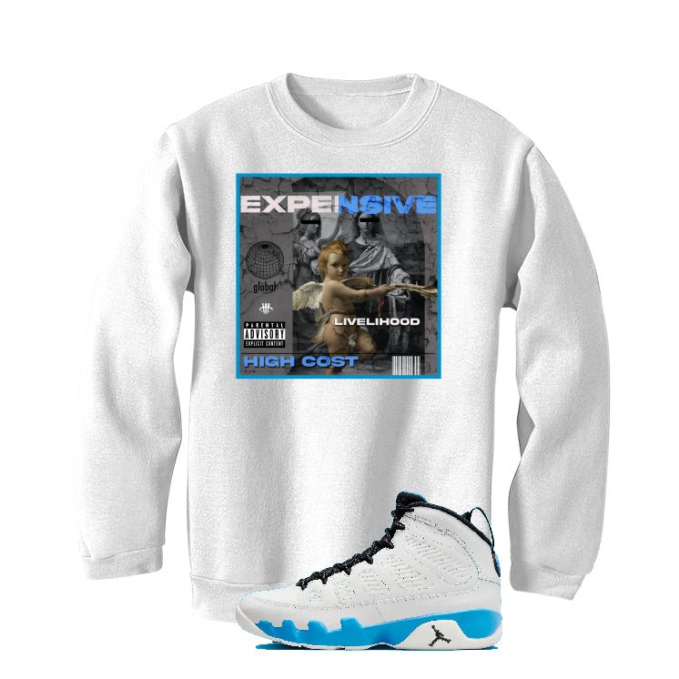 Air Jordan 9 “Powder Blue” | illcurrency White T-Shirt product image 4