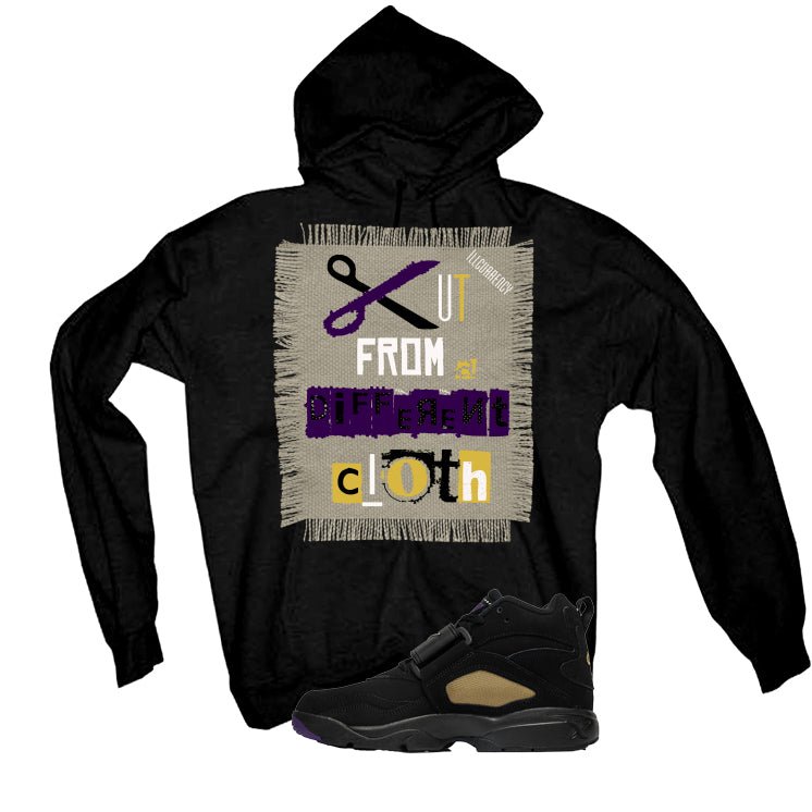 Nike Air Diamond Turf Ravens Black T-Shirt (Cut from a product image 3